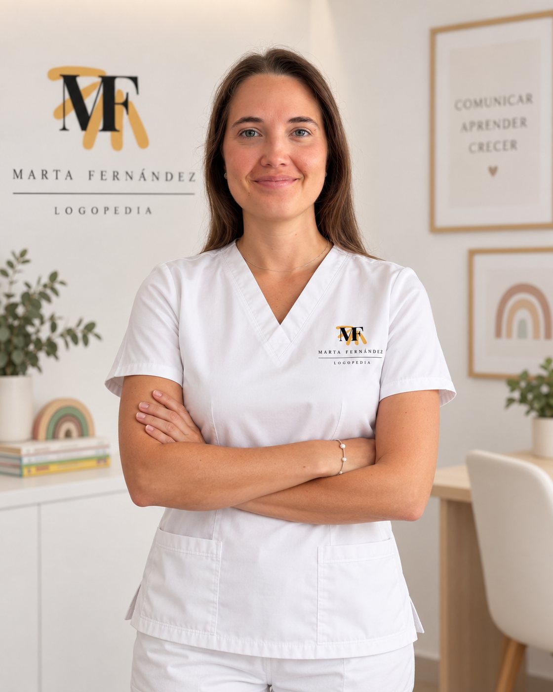 Marta Fernández en consulta